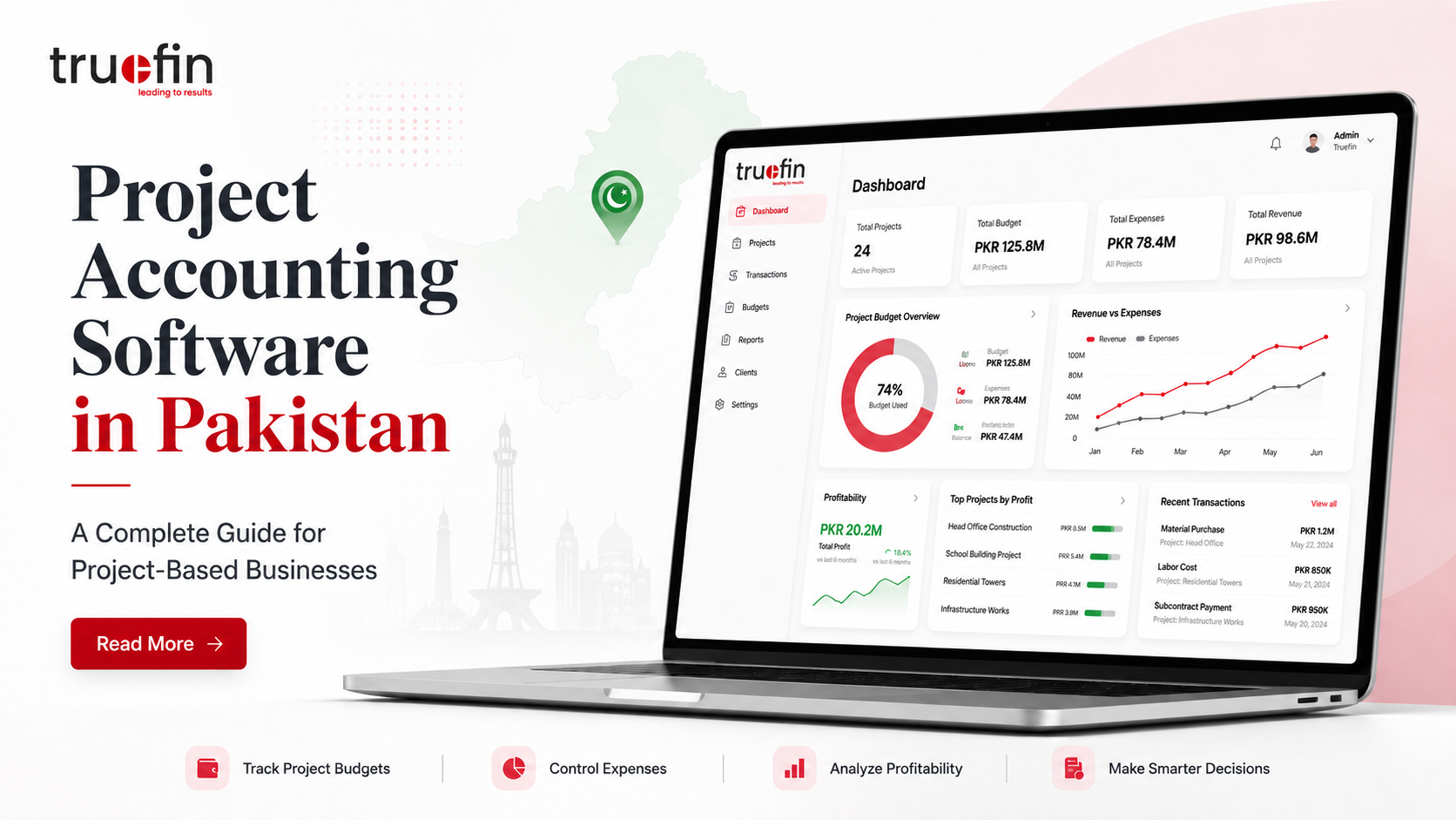 Project accounting software in Pakistan